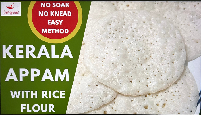 Appam with rice flour